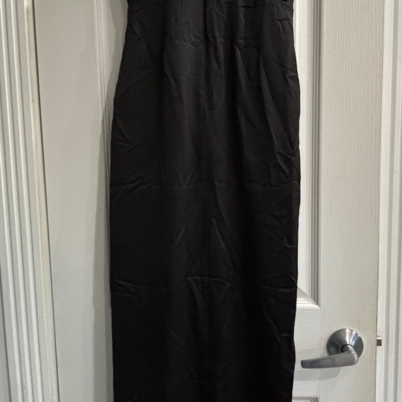 NBD Elodie Maxi Dress black satin bustier corset Gown XS NEW WITH TAGS - Picture 4 of 13